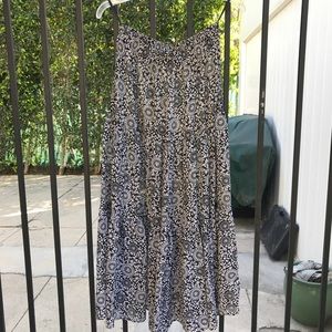 Vintage Semi-Sheer Maxi Skirt